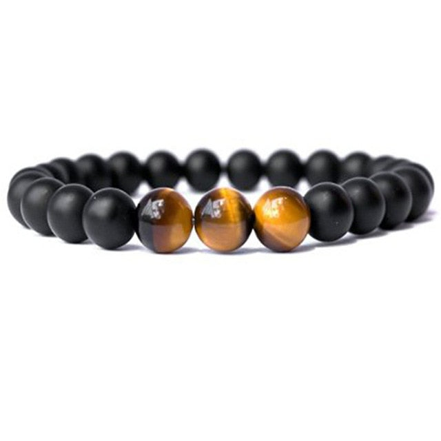 Solar Galaxy Natural Stone Chakra Bracelet - Stones & Vine