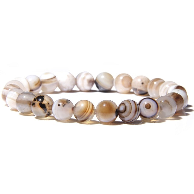 Natural Colors Stone Beads Bracelets - Stones & Vine