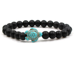 Turquoises Turtle Stone Bracelet Charm Beads Yoga Bracelets - Stones & Vine