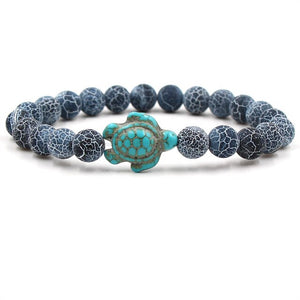 Turquoises Turtle Stone Bracelet Charm Beads Yoga Bracelets - Stones & Vine