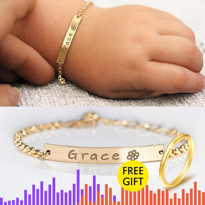 Baby Name Adjustable Bracelet