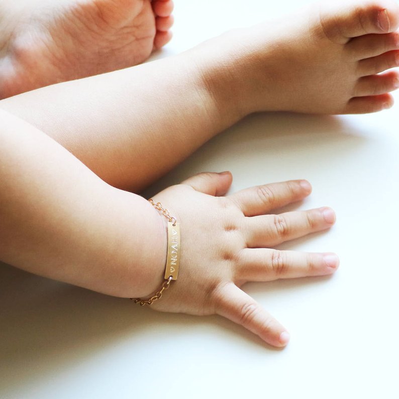 Baby Name Adjustable Bracelet