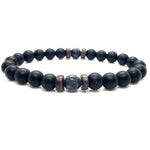 Moonstone Tibetan Lava Stone Diffuser Bead Bracelet