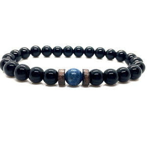 Moonstone Tibetan Lava Stone Diffuser Bead Bracelet