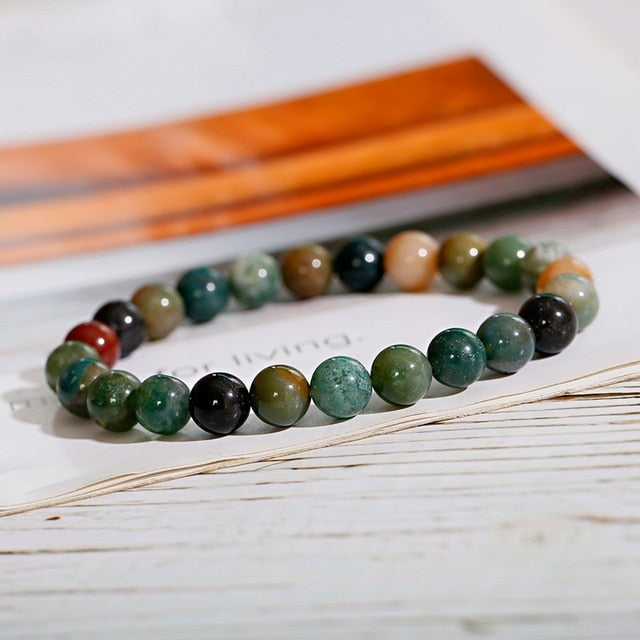 Summer Style Natural Stone Aventurine/Tiger Eye Beaded Bracelets