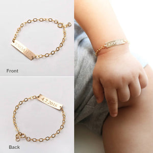 Baby Name Adjustable Bracelet