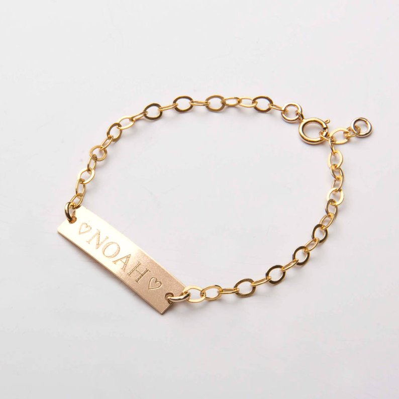 Baby Name Adjustable Bracelet