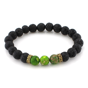 Lava Stone Beads Healing Bracelet - Stones & Vine