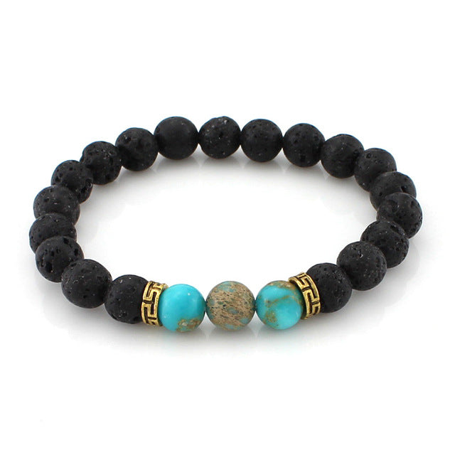 Lava Stone Beads Healing Bracelet - Stones & Vine