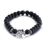 Buddha Charm/Elephant Natural Stone Bracelet - Stones & Vine