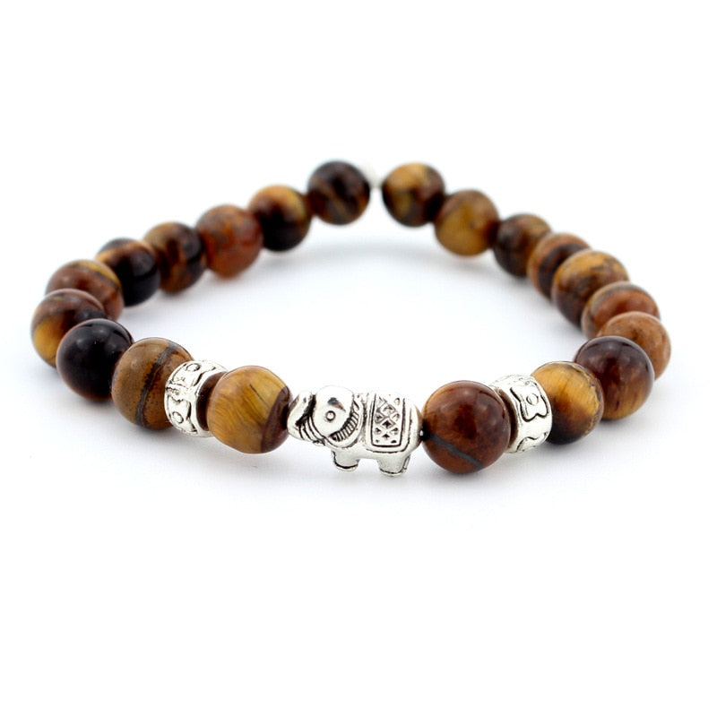 Elephant Bead Bracelets - Stones & Vine