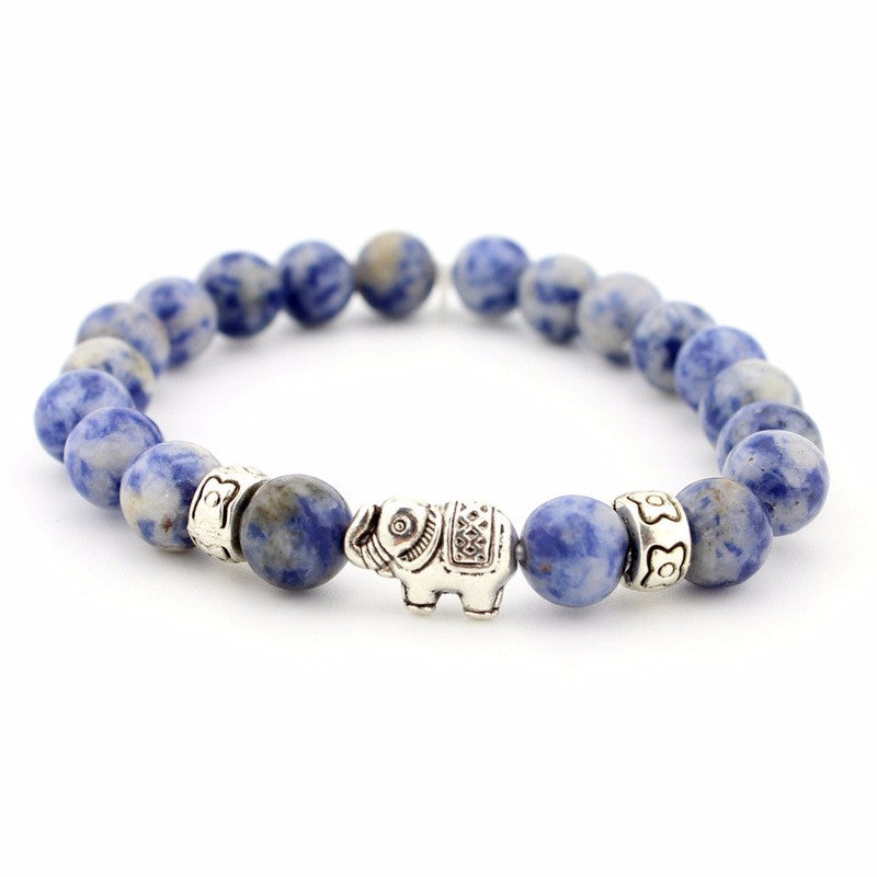 Elephant Bead Bracelets - Stones & Vine