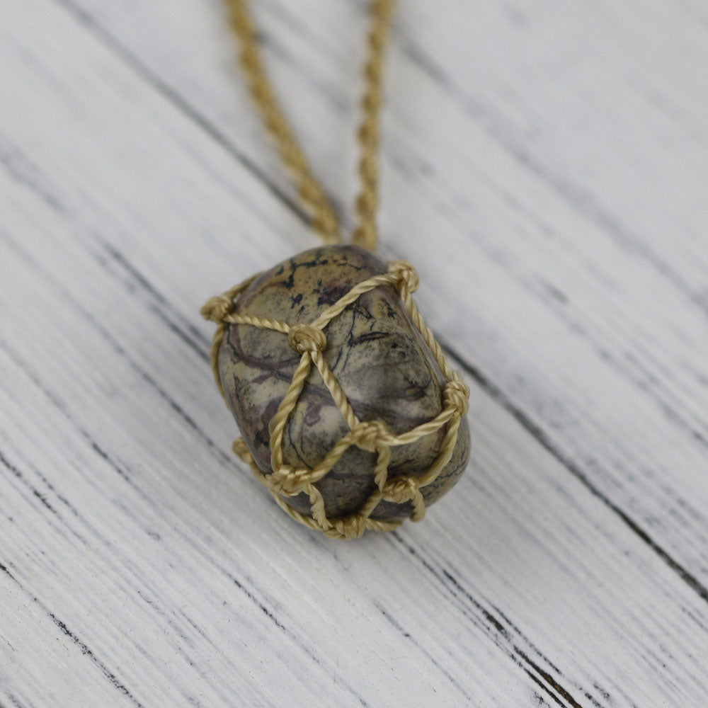 Irregular Natural Stone Healing Necklace - Stones & Vine