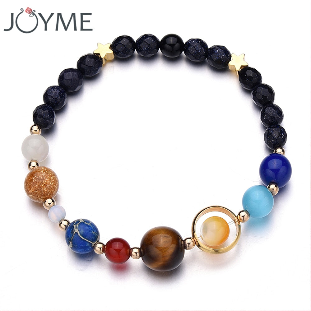 Universe Galaxy the Eight Planets Bracelets - Stones & Vine