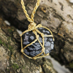 Irregular Natural Stone Healing Necklace - Stones & Vine