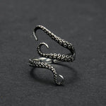 Gothic Deep Sea Octopus Ring - Stones & Vine