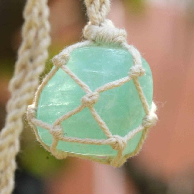 Irregular Natural Stone Healing Necklace - Stones & Vine