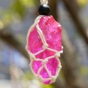 Irregular Natural Stone Healing Necklace - Stones & Vine