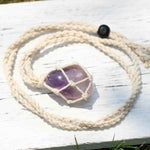 Irregular Natural Stone Healing Necklace - Stones & Vine