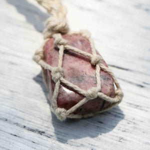 Irregular Natural Stone Healing Necklace - Stones & Vine