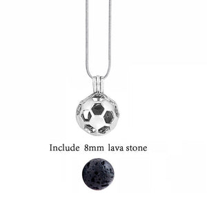 Lava Stone Aromatherapy Vintage Necklace Locket - Stones & Vine