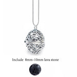 Lava Stone Aromatherapy Vintage Necklace Locket - Stones & Vine