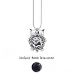 Lava Stone Aromatherapy Vintage Necklace Locket - Stones & Vine