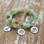 THE PLAYMATE - Matte Frosted Amazonite Bracelet - Stones & Vine