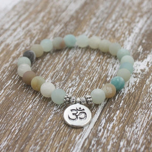 THE PLAYMATE - Matte Frosted Amazonite Bracelet - Stones & Vine