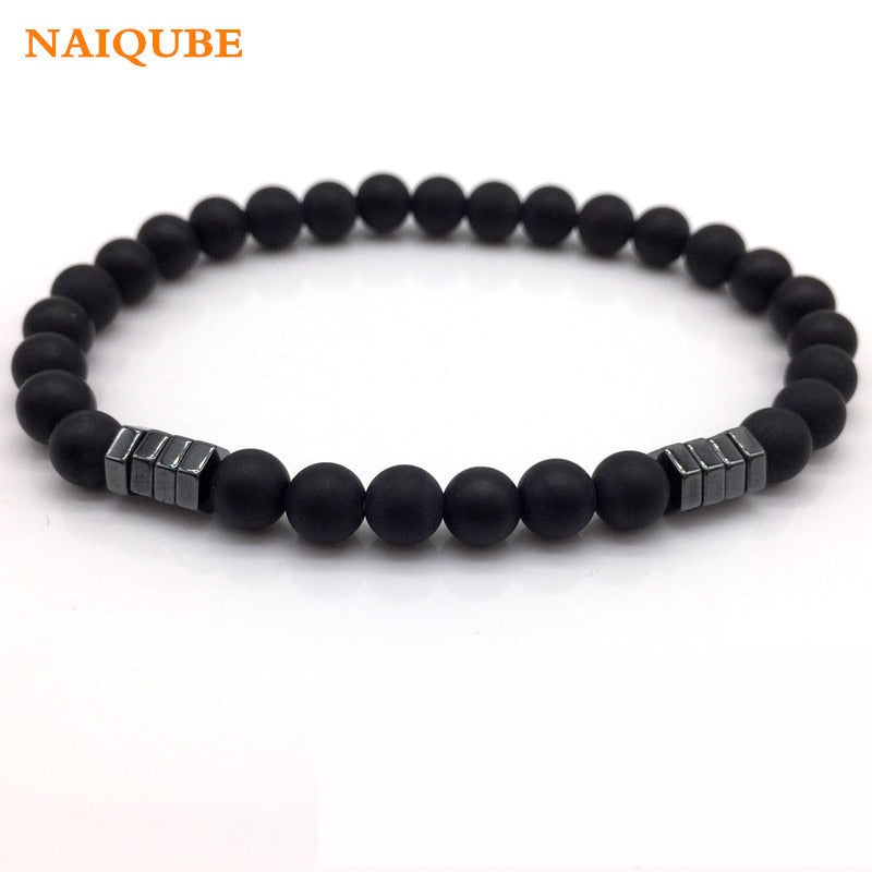 NAIQUBE Beaded Bracelet - Stones & Vine